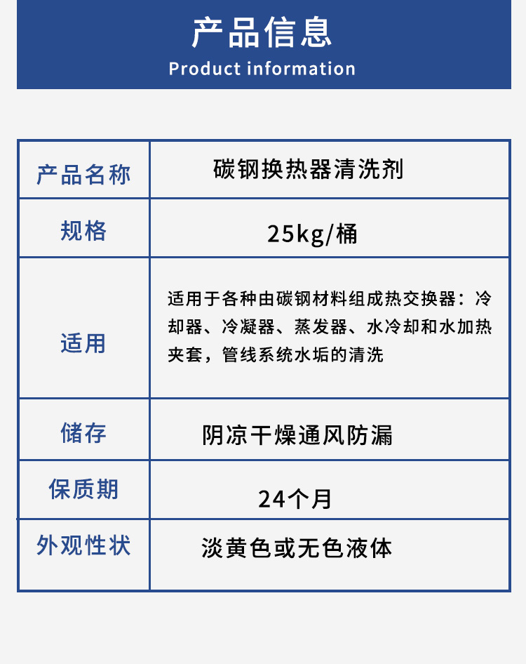 換熱器清洗劑