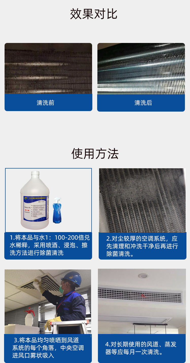 空調(diào)風道殺菌除味劑 空調(diào)風道殺菌除味劑